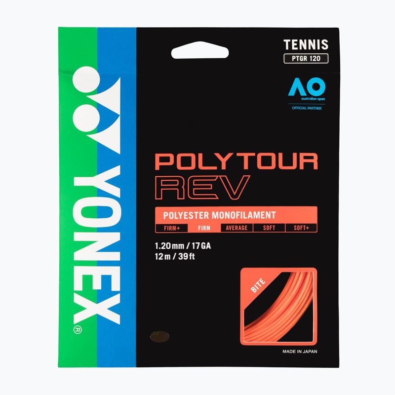 YONEX Poly Tour Rev 120 комплект 12 м лилава струна NT120PRSP