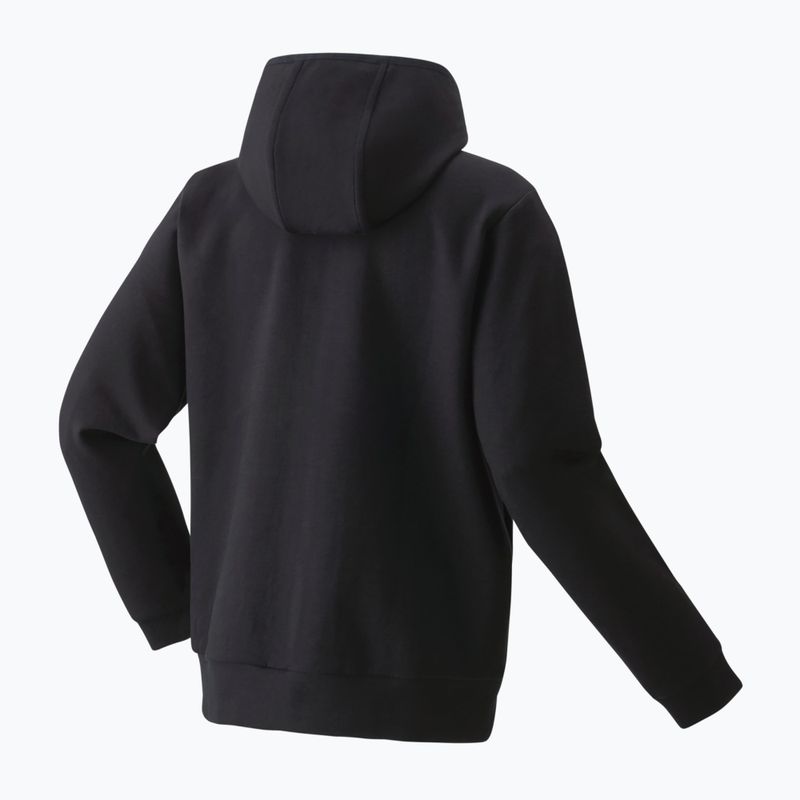 Мъжка тениска с качулка YONEX Full Hoodie Tennis Buzzer Black CAJ501313B 2