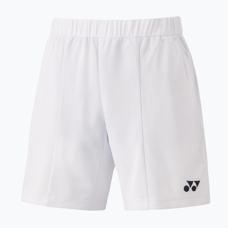 Детски шорти за тенис на YONEX, бели CSJ15138JEX3W