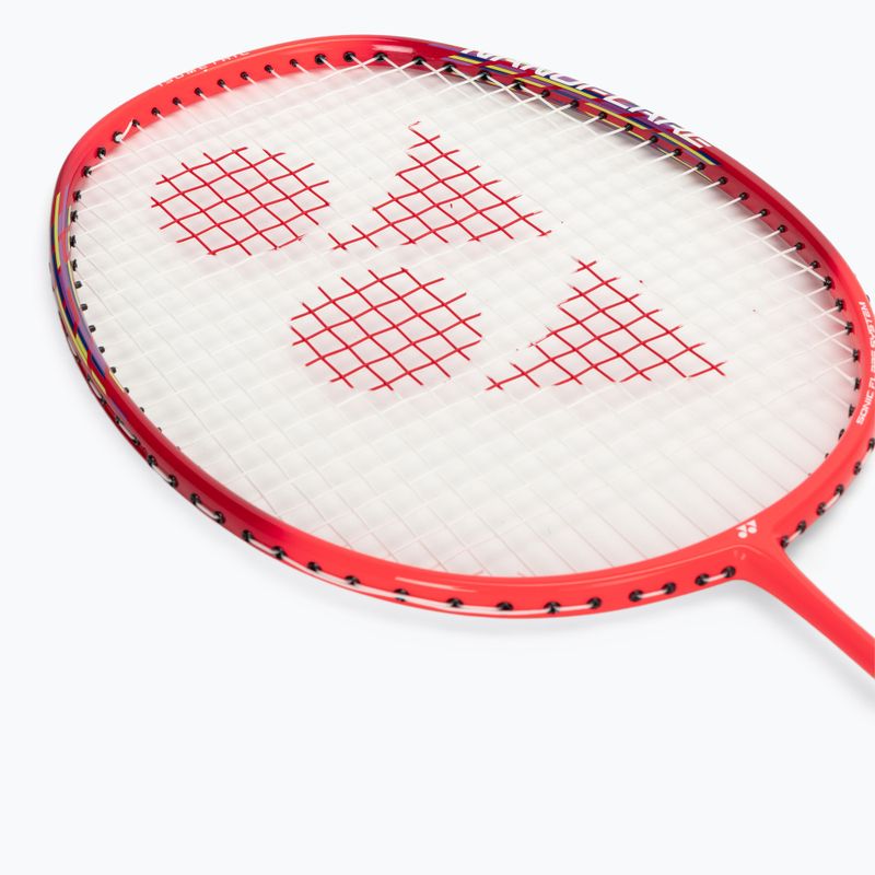 Ракета за бадминтон YONEX Nanoflare 001 Ability flash red 5