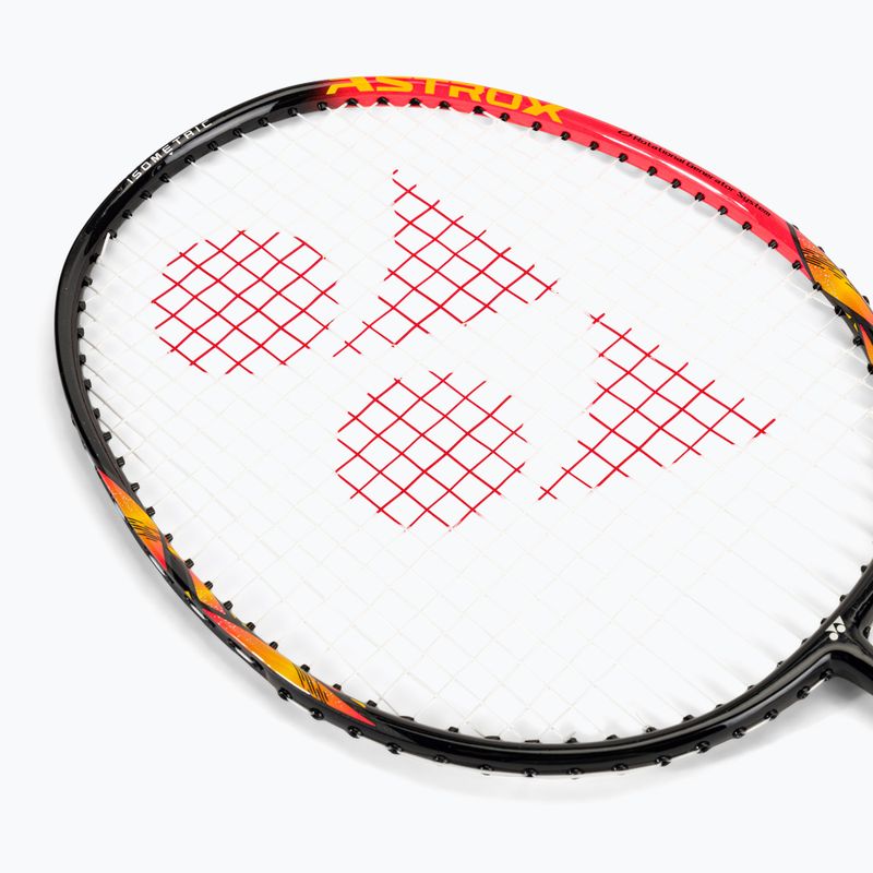 Ракета за бадминтон YONEX Astrox E13 bad. черно-червена BATE13E3BR3UG5 5