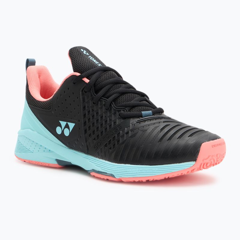 Мъжки обувки за тенис YONEX Sonicage 3 CL black/sky blue