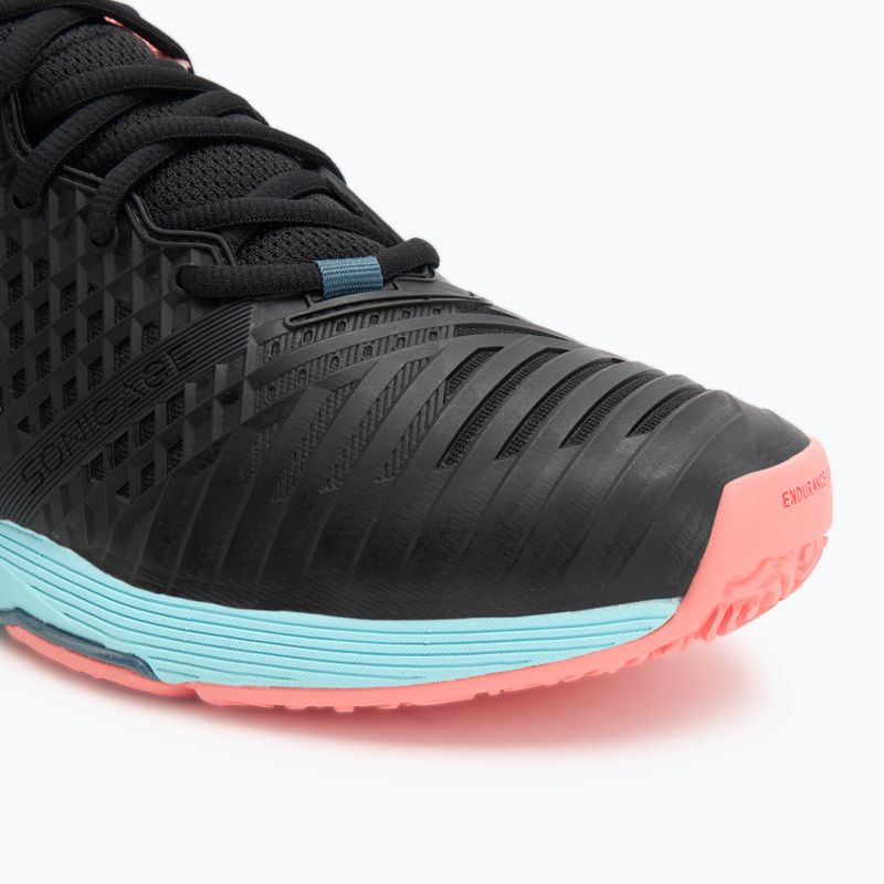 Мъжки обувки за тенис YONEX Sonicage 3 CL black/sky blue 7