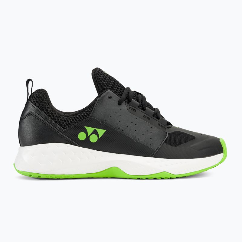 Мъжки обувки за тенис YONEX Lumio 4 black/lime green 2