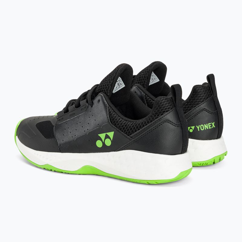 Мъжки обувки за тенис YONEX Lumio 4 black/lime green 3