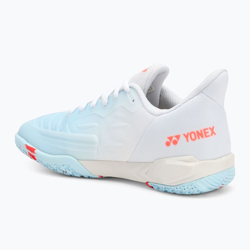Дамски обувки YONEX Cascade Drive 2 white/water blue 3