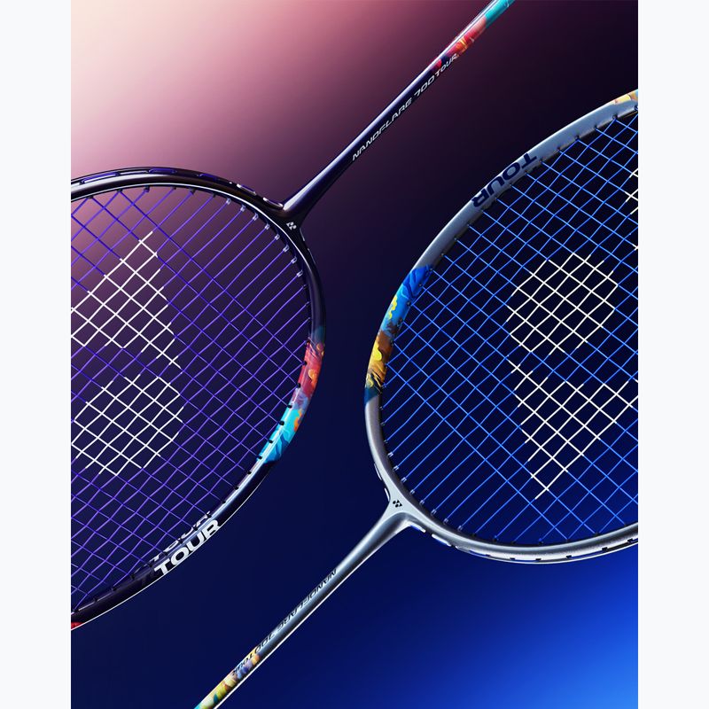 Ракета за бадминтон YONEX Nanoflare 700 Play silver/ sky blue 7