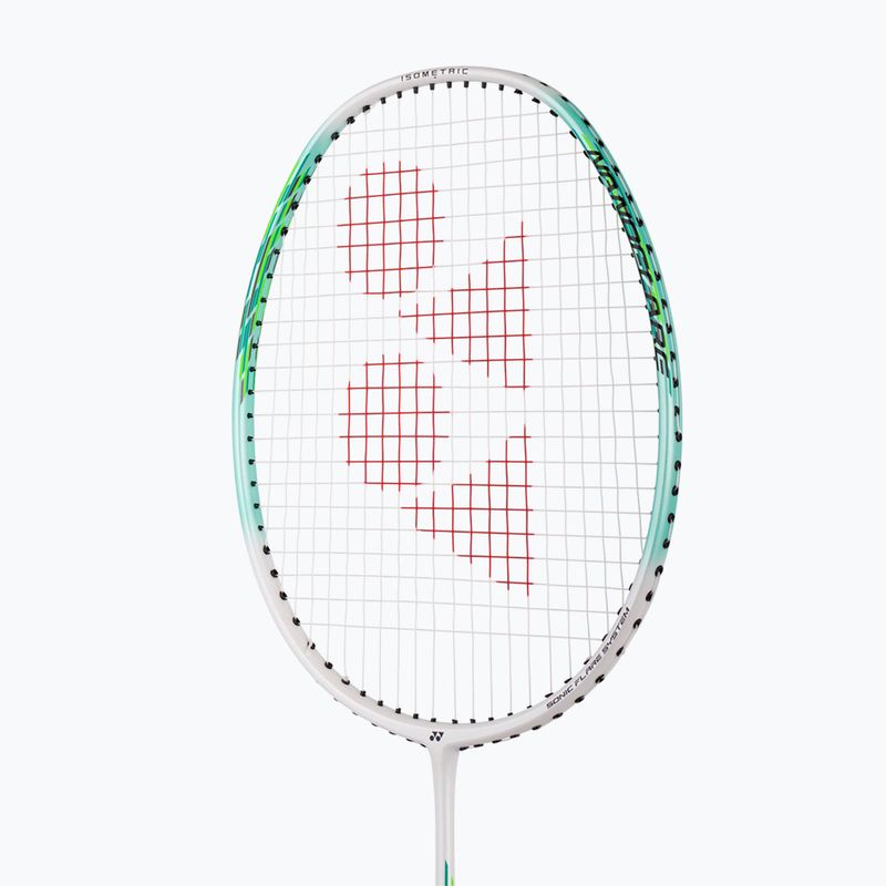 Ракета за бадминтон YONEX Nanoflare 001 Feel 2025 white/ mint 3