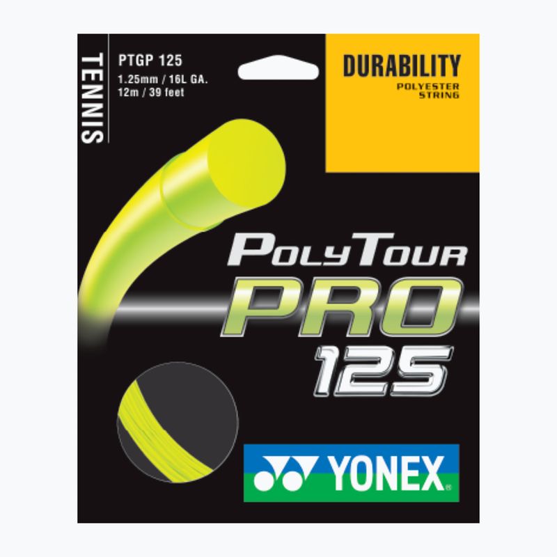 Тенис кордаж YONEX Poly Tour Pro 125 LE Set yellow 3
