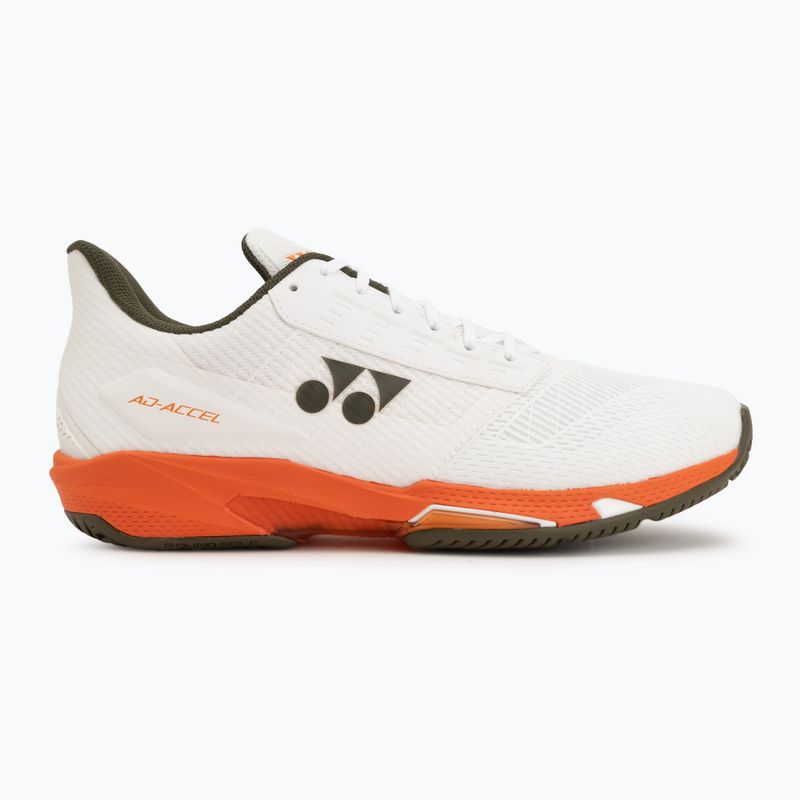 Мъжки тенис обувки YONEX Power Cushion Ad-Accel white/orange 2