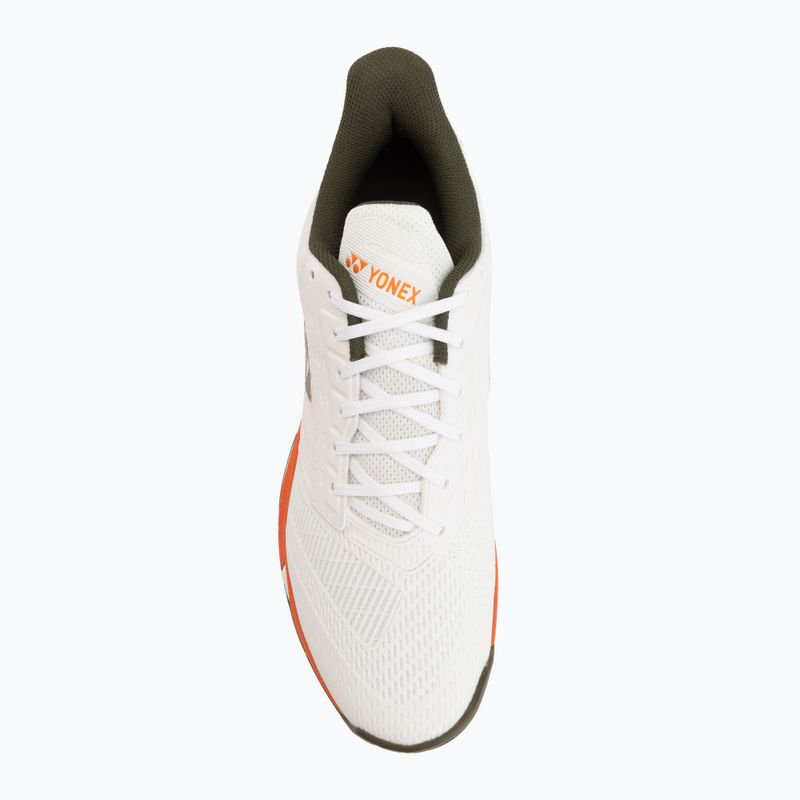 Мъжки тенис обувки YONEX Power Cushion Ad-Accel white/orange 5
