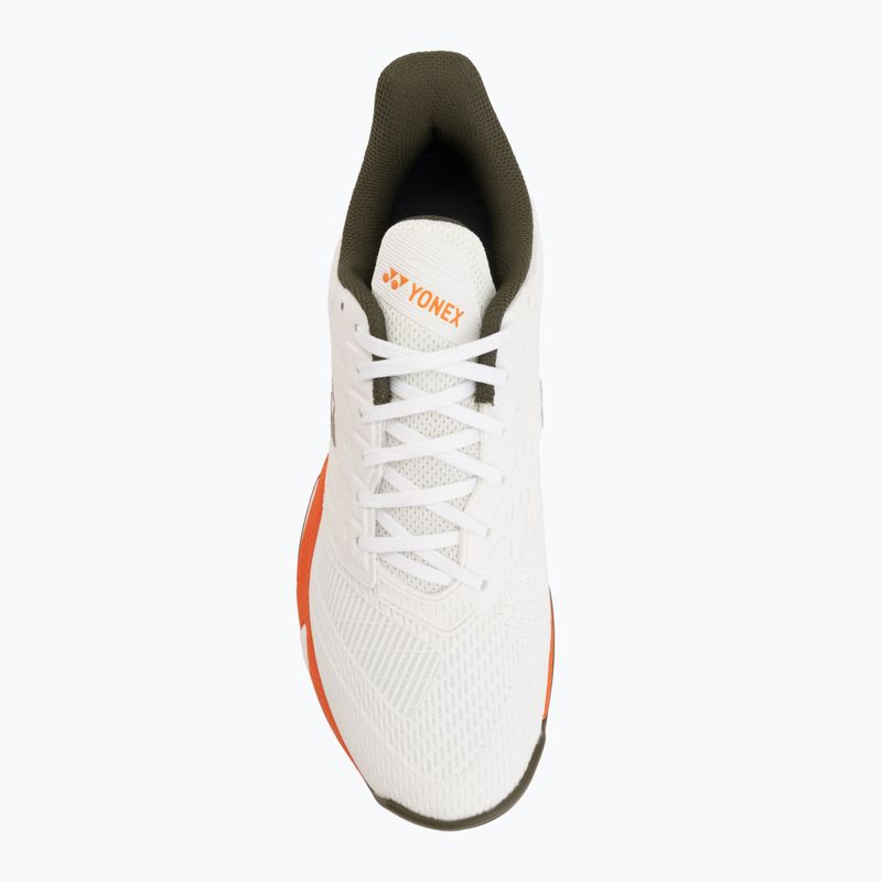 Дамски обувки за тенис YONEX Power Cushion Ad-Accel white/orange 5