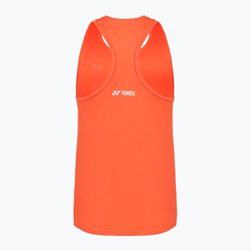 Дамска тениска/фланелка за тенис YONEX 16853 Practice Tank In cyber orange 2