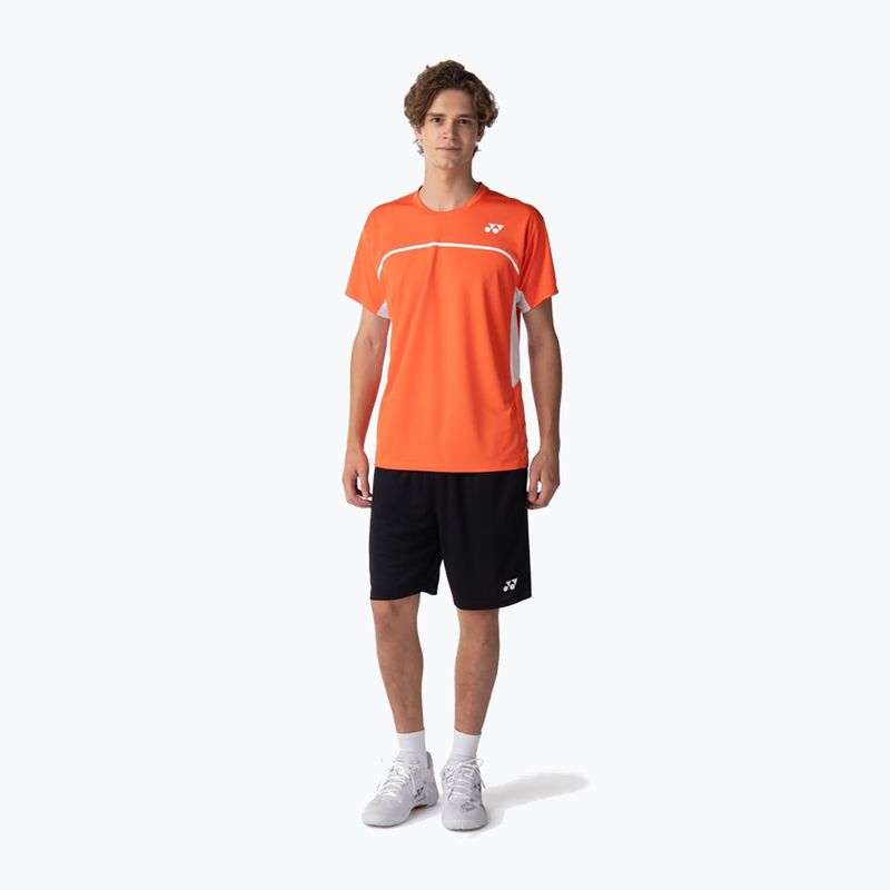 Мъжка тениска YONEX 10726 Practice Crew Neck cyber orange 2