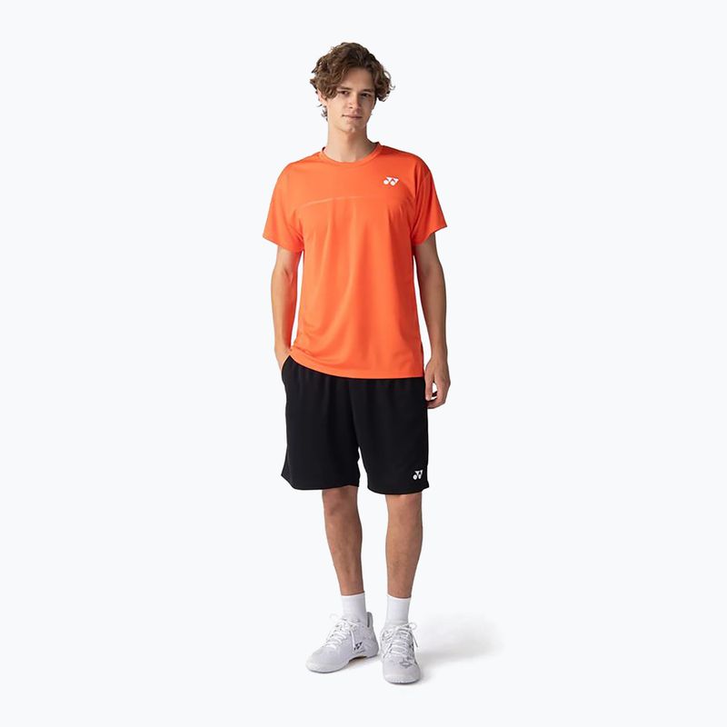 Мъжка тениска/фланелка за тенис YONEX 10728 Crew Neck cyber orange 2
