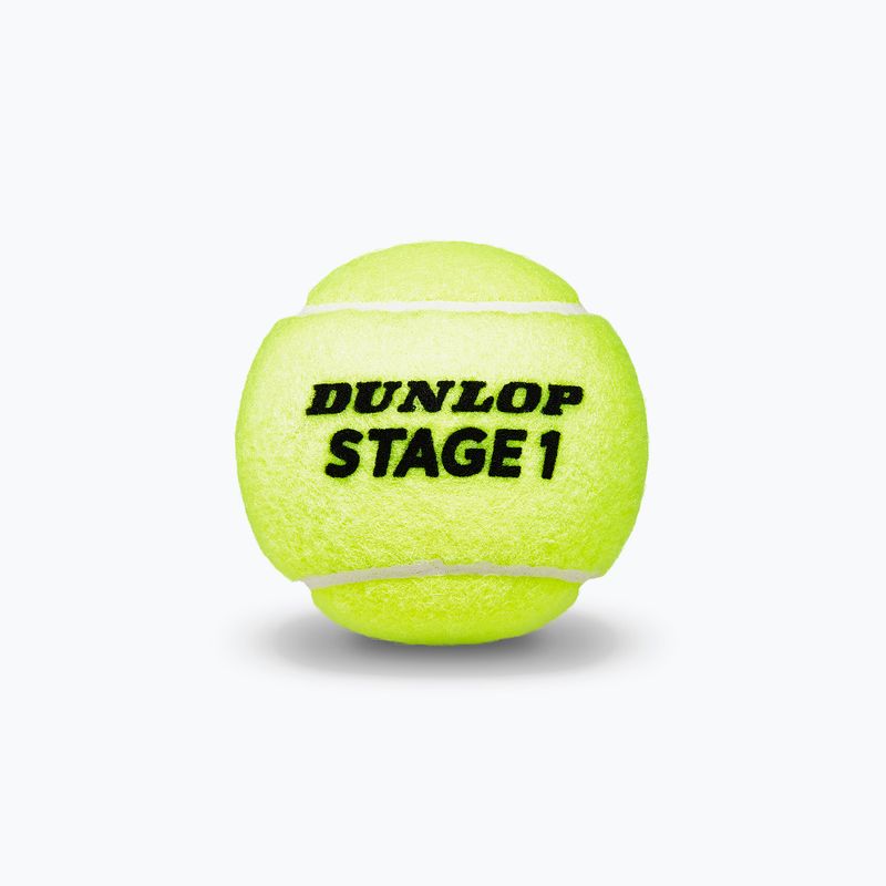 Детски топки за тенис Dunlop Stage 1 3 бр. зелени 601338 3