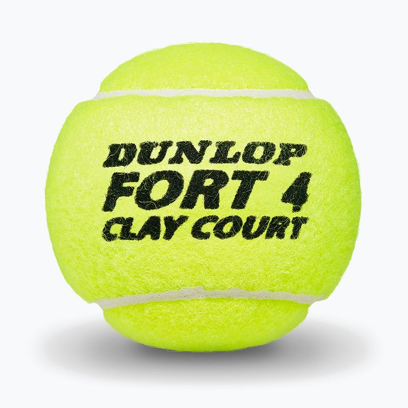 Dunlop Fort Clay Court 4B 2025 топки за тенис 3