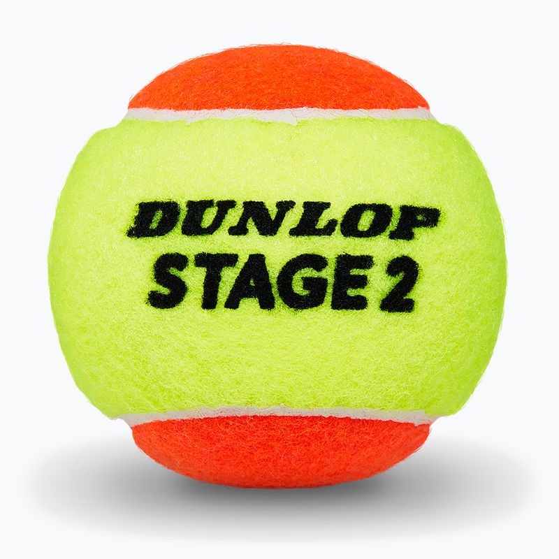 Тенис топки Dunlop Stage 2 3 pack orange 3