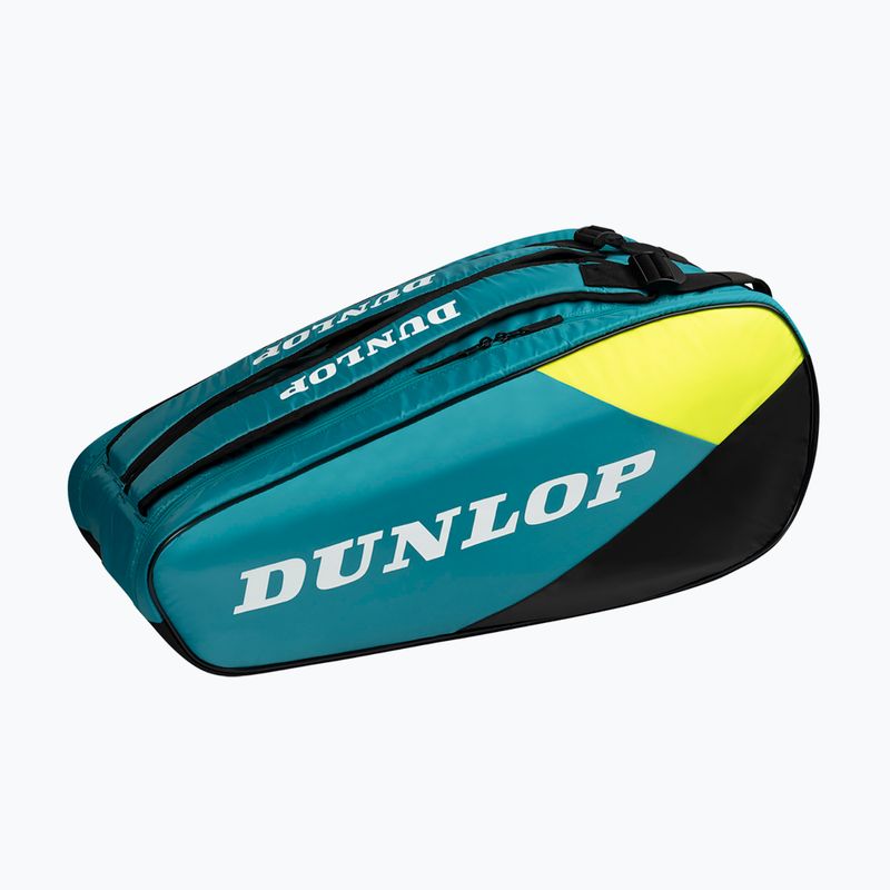 Тенис чанта Dunlop SX-Club 10Rkt teal/black/yellow 2
