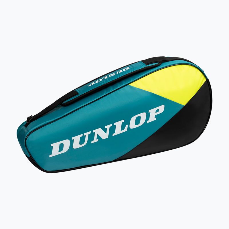 Чанта за тенис Dunlop SX-Club 3 RKT тил/черно/жълто 2