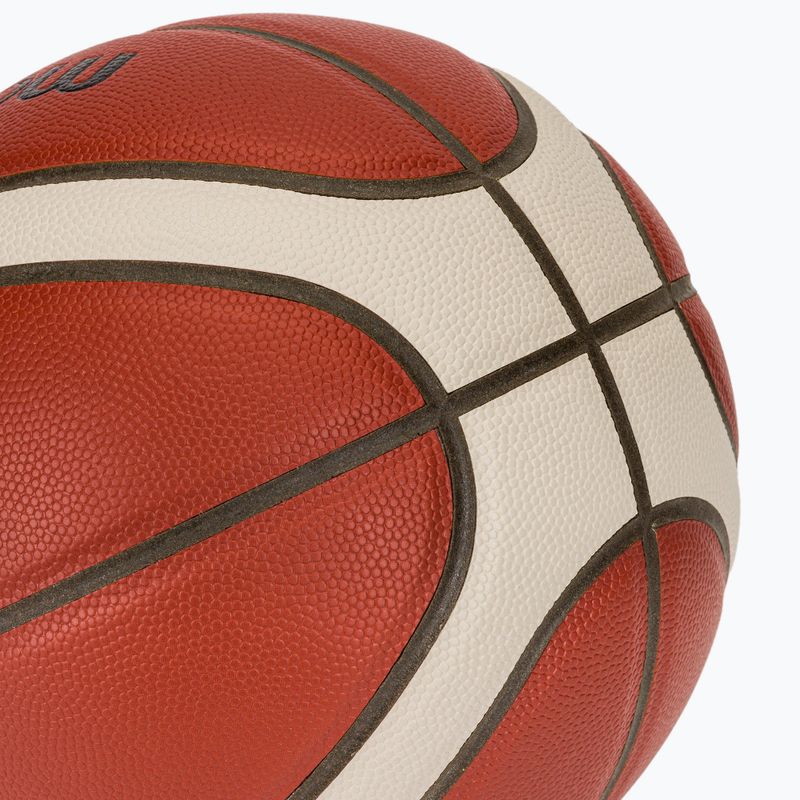 Баскетболна топка Molten B6G4550 FIBA brown размер 6 4