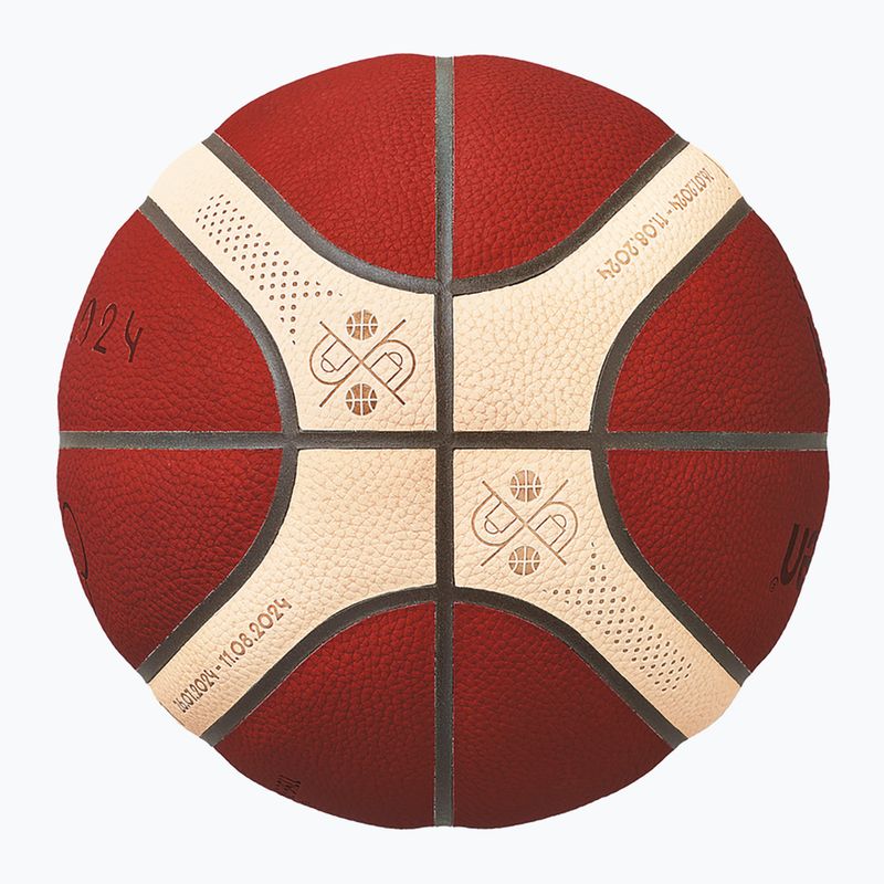 Баскетболна топка Molten B7G5000-S4F FIBA brown размер 7 2