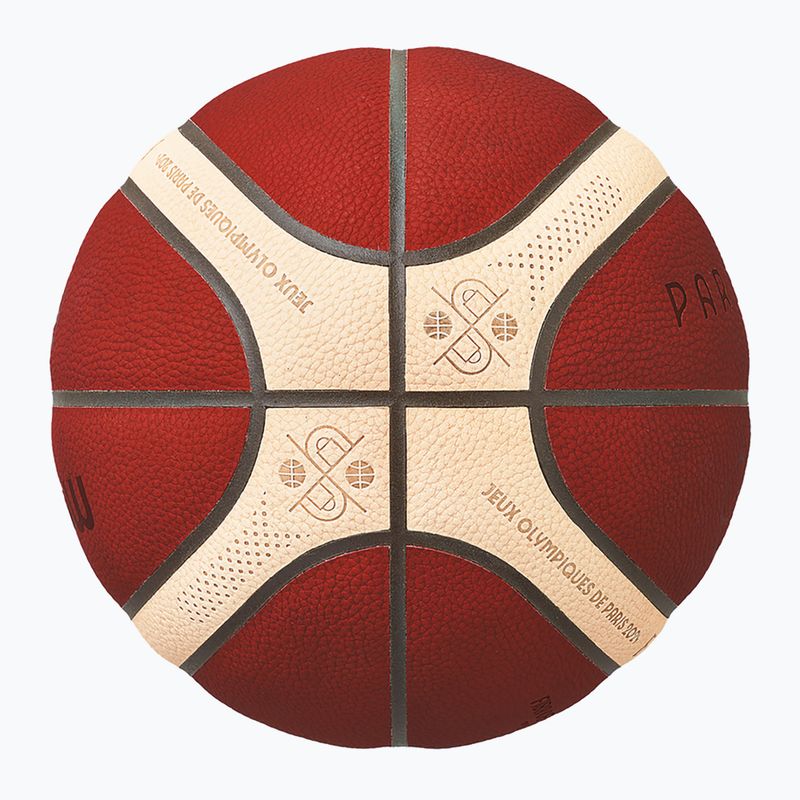 Баскетболна топка Molten B7G5000-S4F FIBA brown размер 7 3