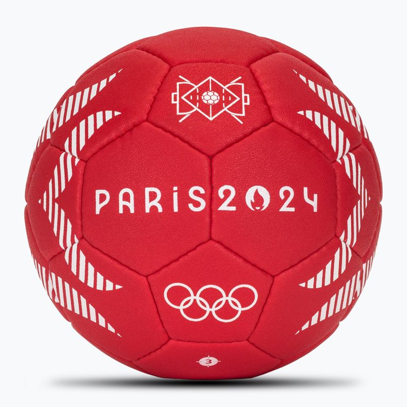 Хандбална топка Molten H3A5000-S4F OFFICIAL BALL PARIS 2024 red размер 3 2
