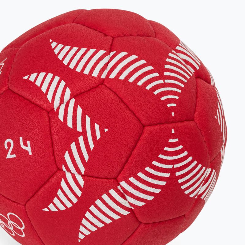Хандбална топка Molten H3A5000-S4F OFFICIAL BALL PARIS 2024 red размер 3 4