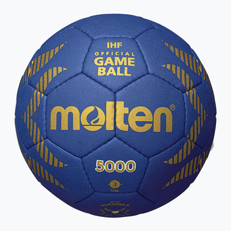Хандбална топка Molten H2A5000-B IHF OFFICIAL BALL blue размер 2 3