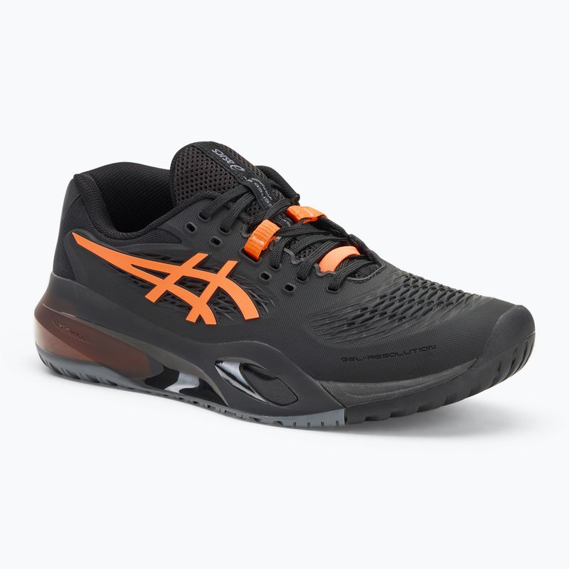 ASICS Gel-Resolution X мъжки обувки за тенис черно/шокиращо оранжево