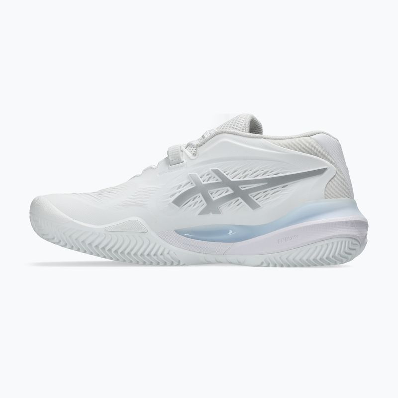 Дамски тенис обувки ASICS Gel-Resolution X Clay W white/pure silver 9