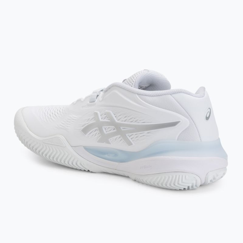 Дамски тенис обувки ASICS Gel-Resolution X Clay W white/pure silver 3