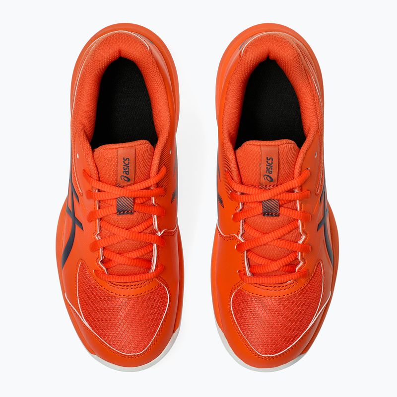 Детски обувки за тенис ASICS Gel-Game 10 GS Clay Jr nova orange/indigo fog 5