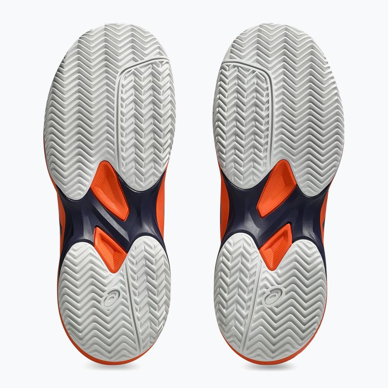 Детски обувки за тенис ASICS Gel-Game 10 GS Clay Jr nova orange/indigo fog 6