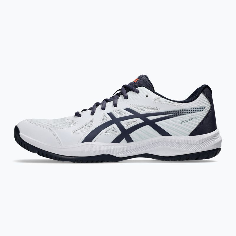 Мъжки футболни обувки ASICS Upcourt 6 white/indigo fog 2