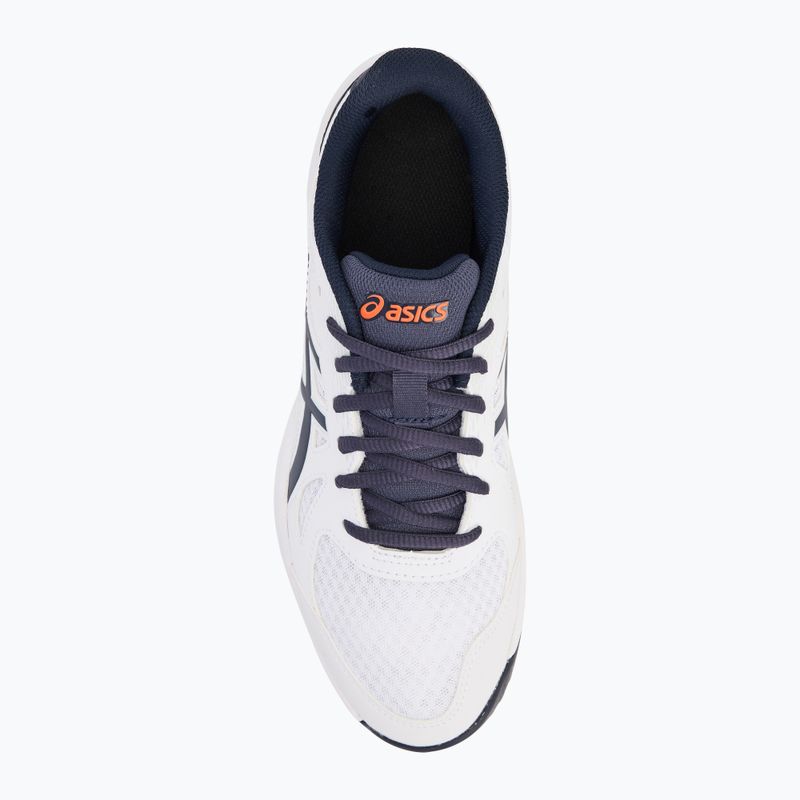 Мъжки футболни обувки ASICS Upcourt 6 white/indigo fog 5