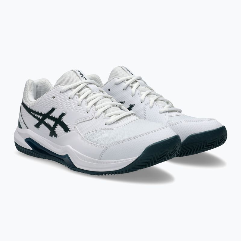 ASICS мъжки обувки за тенис Gel-Dedicate 8 Clay white/saxon green 3