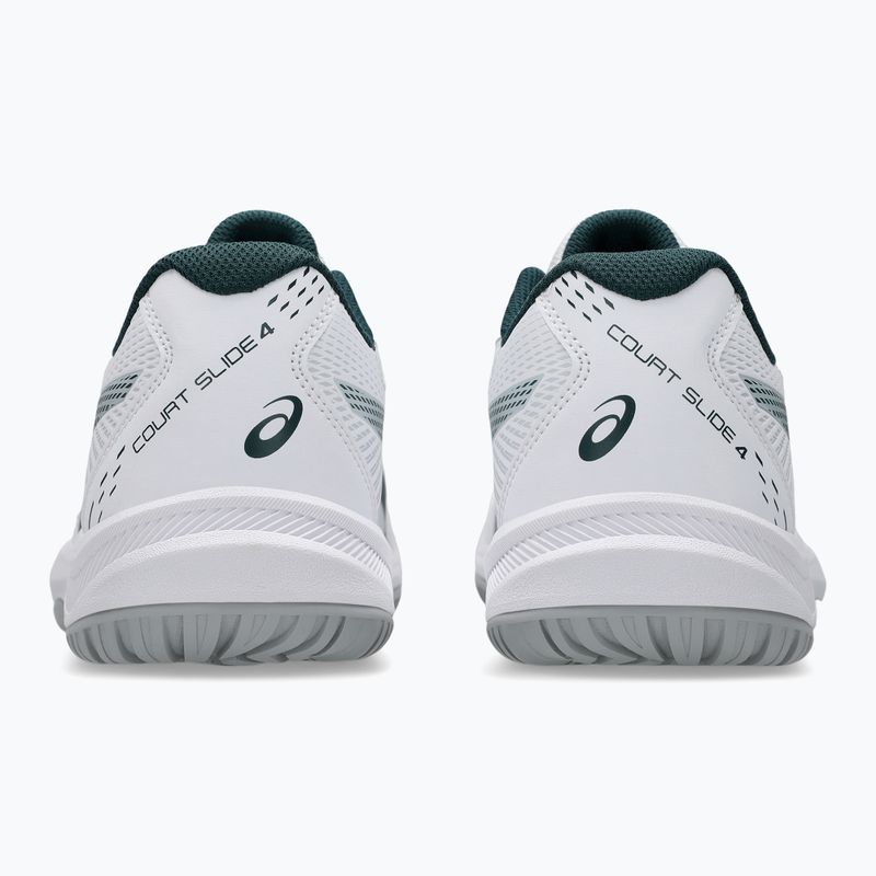 ASICS Court Slide 4 white/saxon green мъжки обувки за тенис 4