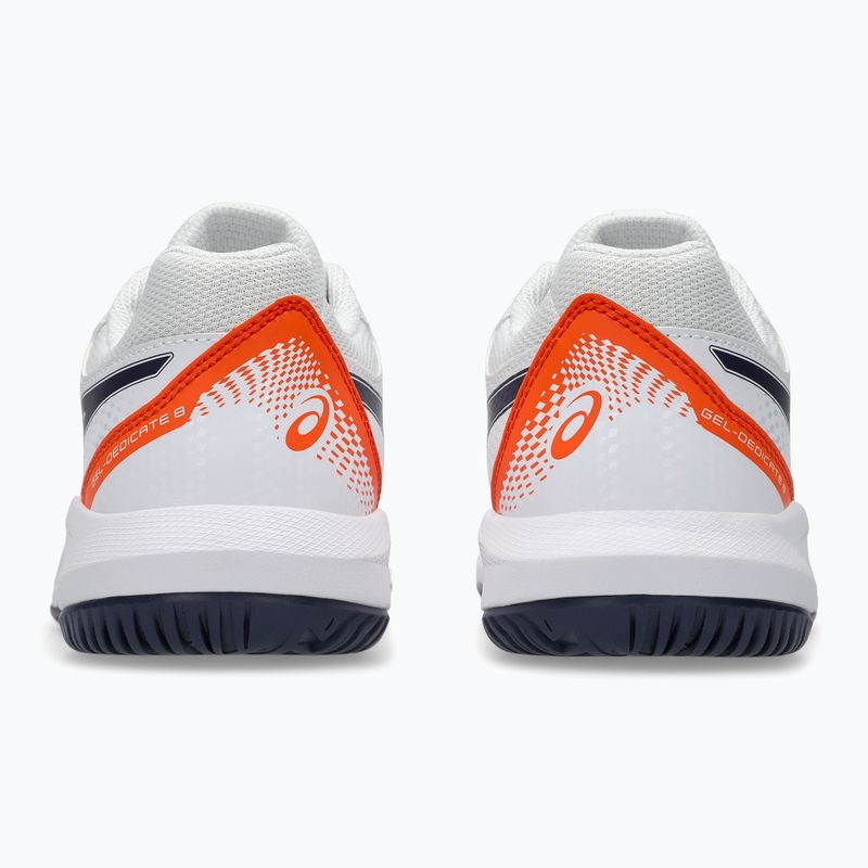 ASICS Gel-Dedicate 8 GS Jr детски обувки за тенис бяло/индигова мъгла 4