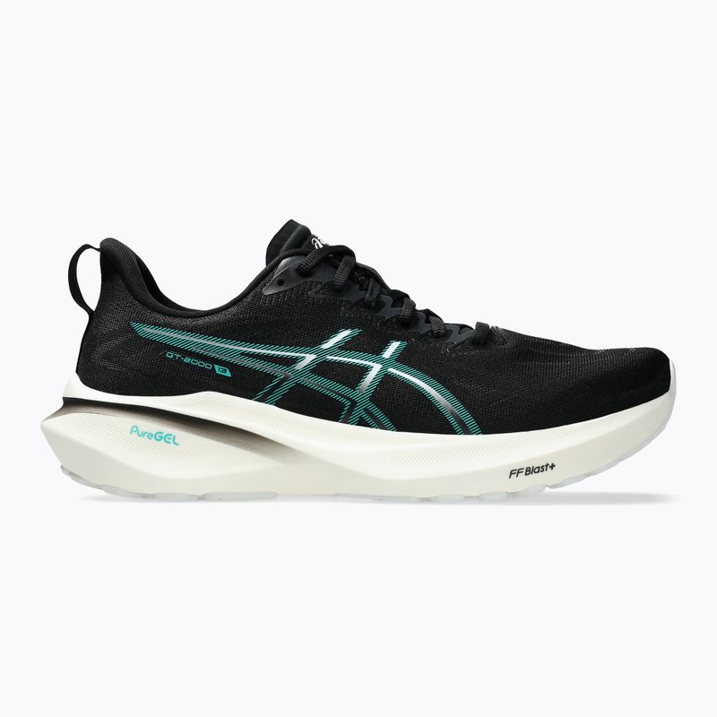 Мъжки обувки за бягане ASICS GT-2000 13 black/wave teal 8