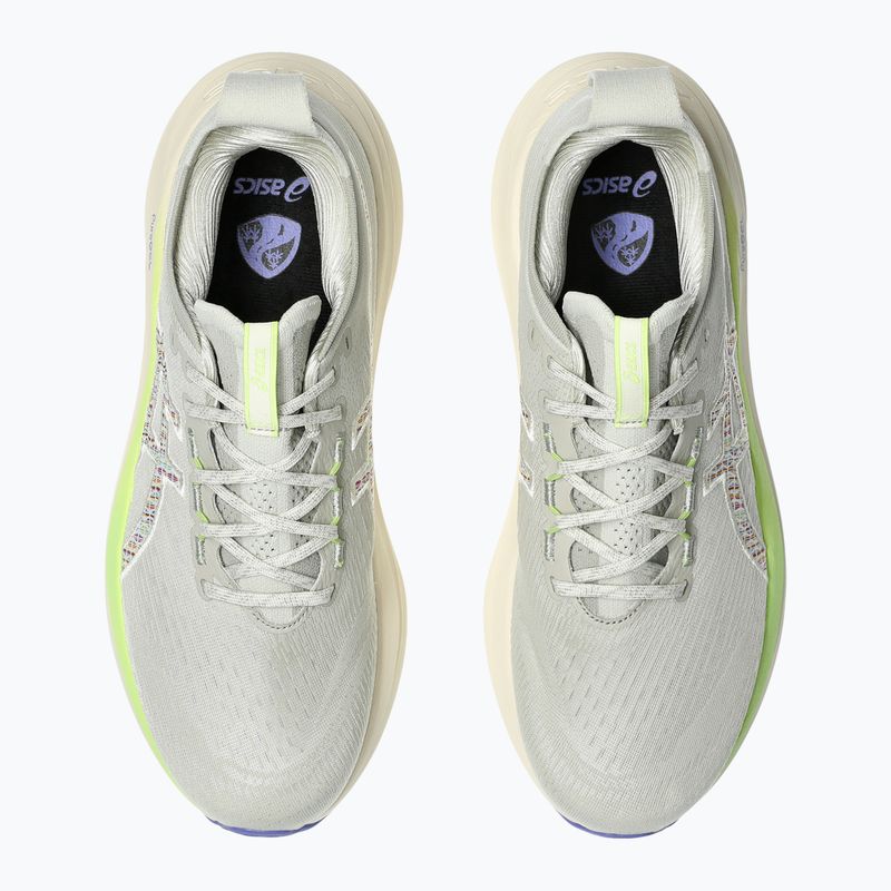 Мъжки обувки за бягане ASICS Gel-Nimbus 27 nature bathing/lime green 12