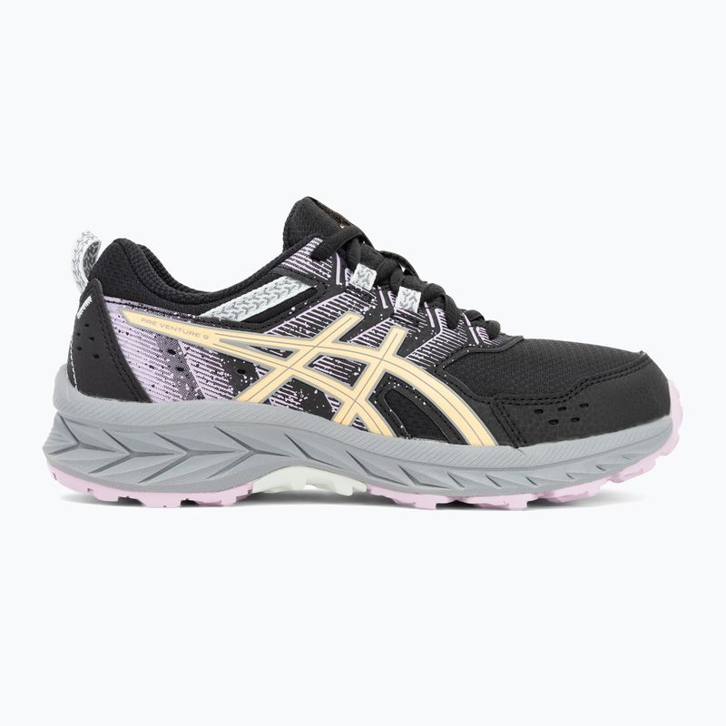 Детски обувки за бягане ASICS Gel-Venture 9 GS black/light orange 2