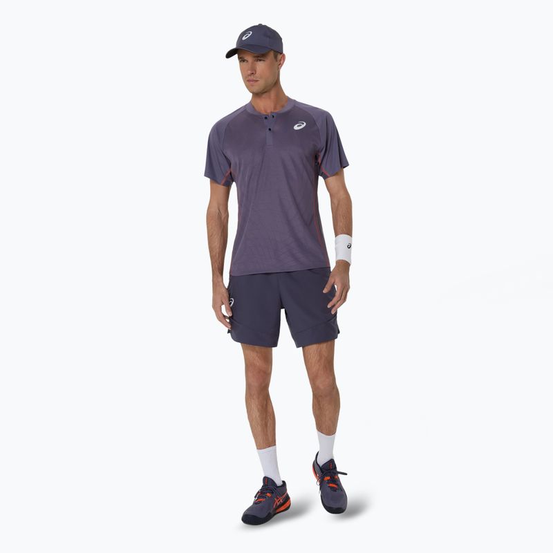 Мъжка поло тениска ASICS Match Actibreeze greyish purple 2