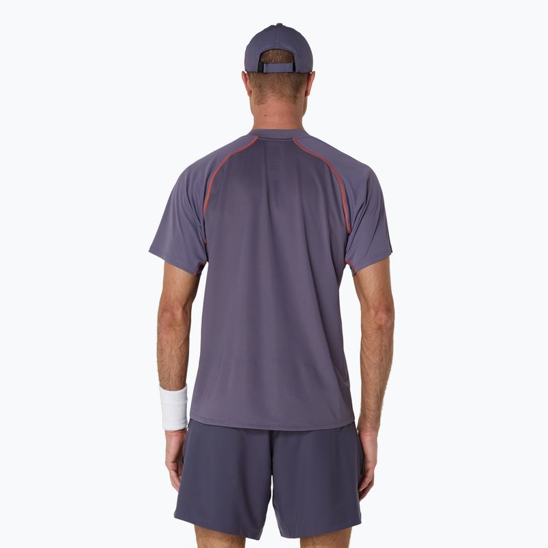 Мъжка поло тениска ASICS Match Actibreeze greyish purple 3
