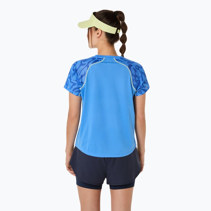 Дамска тенис фланелка ASICS Game Top blue coast 3