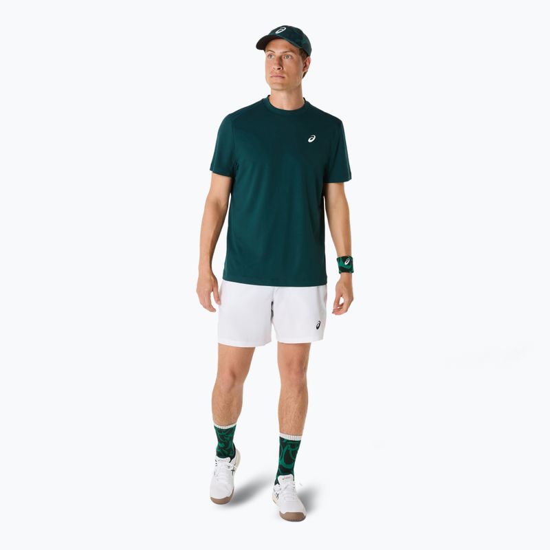 Мъжка тенис фланелка ASICS Court Top saxon green 2