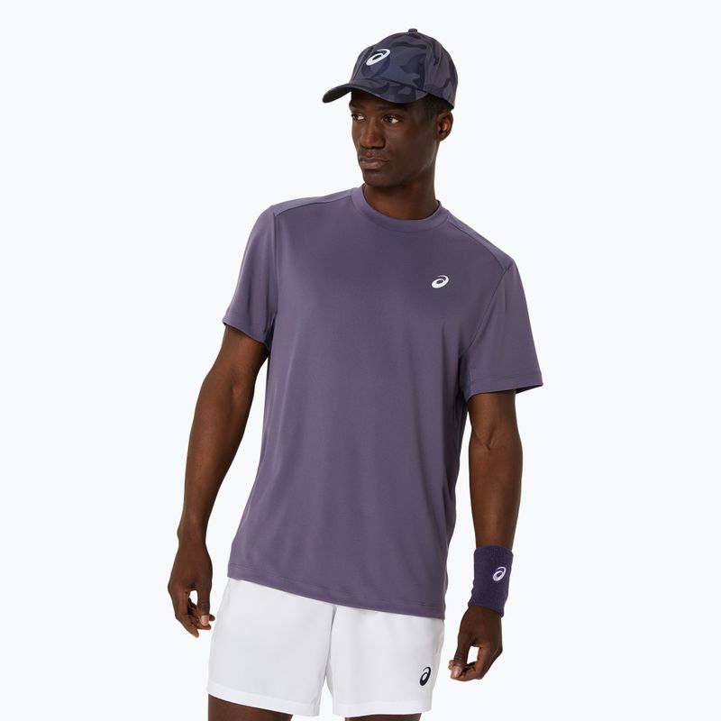 Мъжка тенис фланелка ASICS Court Top greyish purple