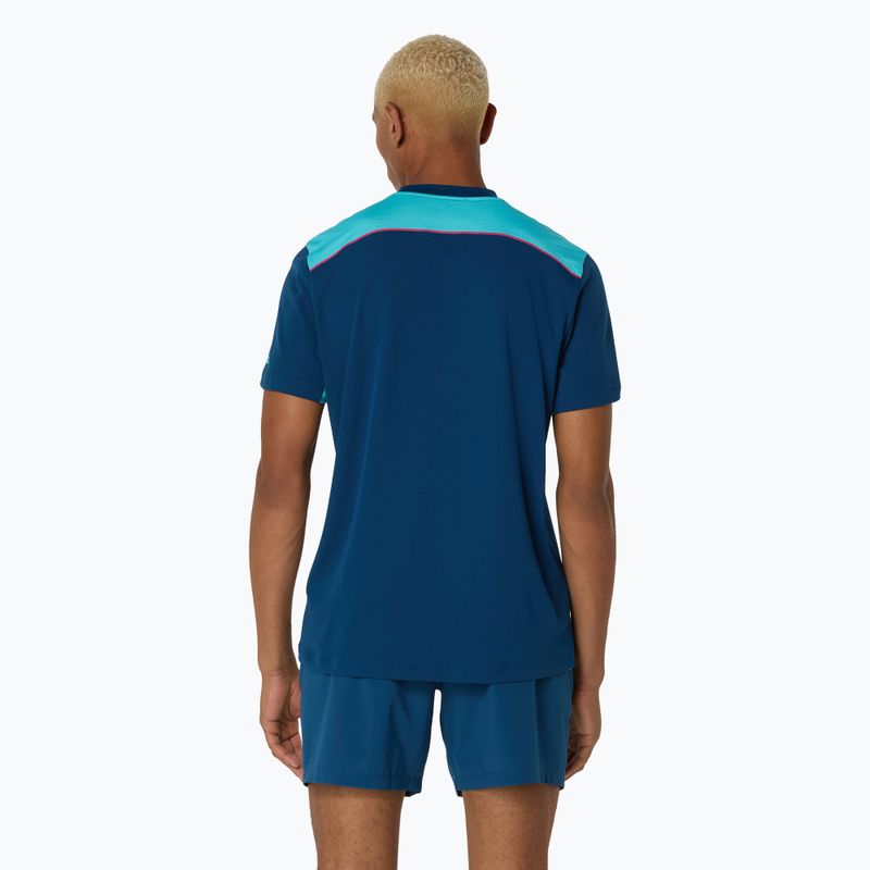 Мъжка фланелка за тенис ASICS Padel Court Top mako blue 3