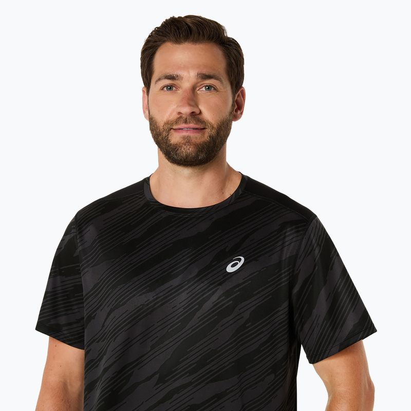 Мъжка тениска за бягане ASICS Core All Over Print SS Top performance black 5